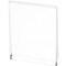 Plymor Clear Acrylic Folder-Style Sign Display Holder / Protector, 1.75" W x 2 25" H
